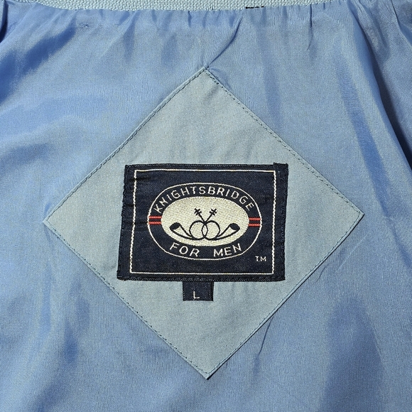 🛑 Vintage 80's Knightsbridge For Men Members Only Zip-up Jacket Size Large - Picture 5 of 8